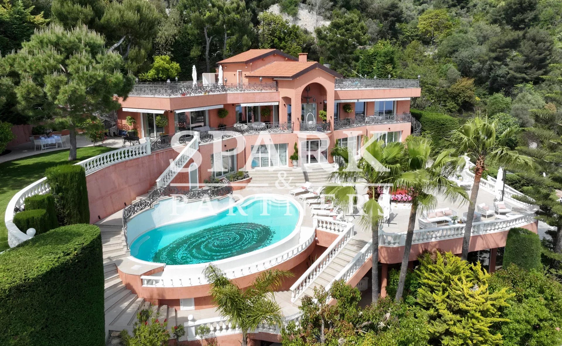 Roquebrune Cap Martin - Splendide villa avec vue mer panoramique