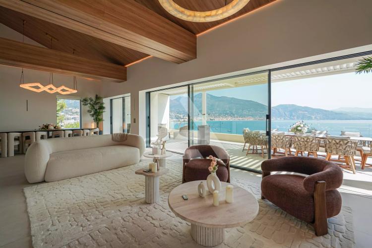 CAP MARTIN - VILLA DE PRESTIGE EN DEUXIÈME LIGNE DE MER - VUE PANORAMIQUE