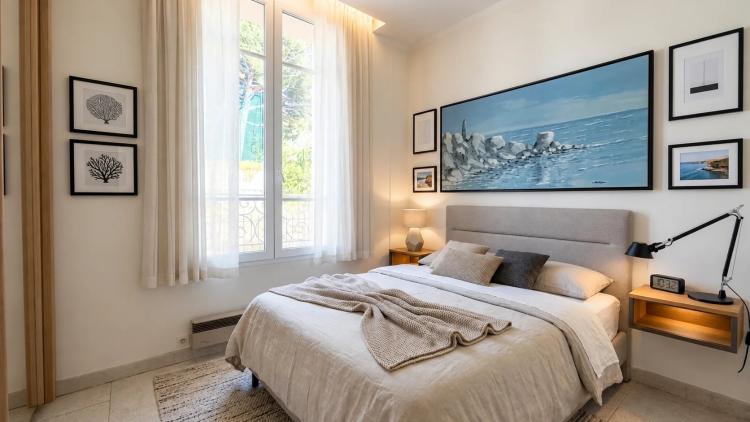 ROQUEBRUNE CAP MARTIN - 3 PIECES VUE MER - CAVE ET GARAGE - JARDIN PRIVATIF ET PISCINE