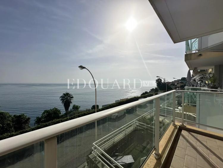 En exclusivité deux pièces avec terrasse, magnifique vue mer panoramique et spacieux parking