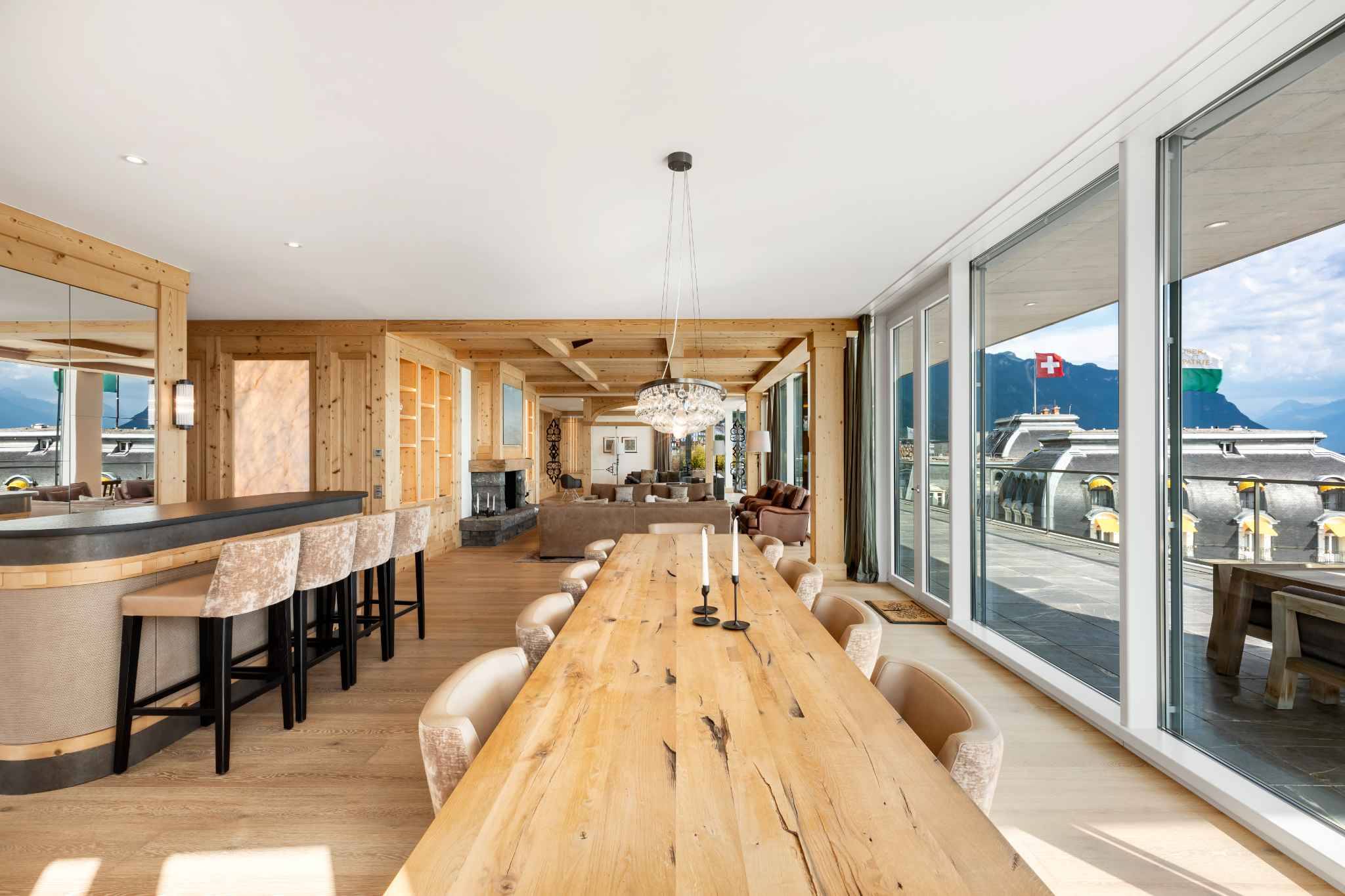 Appartement unique, entre luxe alpin et modernité